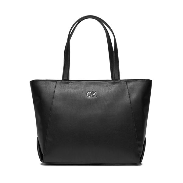 Calvin Klein Ročna torba Calvin Klein Re-Lock Seasonal Shopper Lg K60K611334 Ck Black BEH