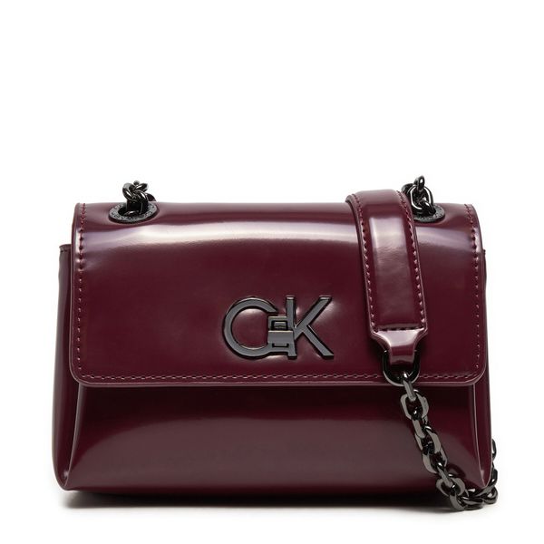 Calvin Klein Ročna torba Calvin Klein Re-Lock Sm Shoulder K60K612558 Vijolična