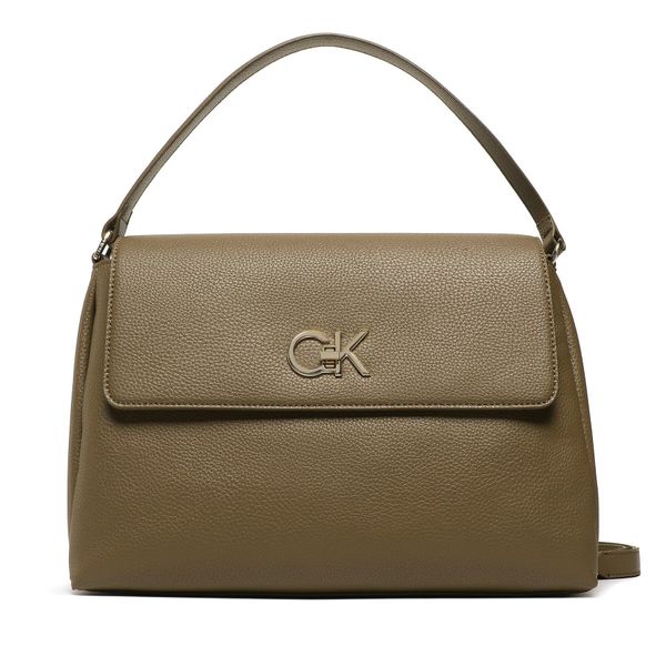 Calvin Klein Ročna torba Calvin Klein Re-Lock Tote W/Flap Pbl K60K610178 LBB