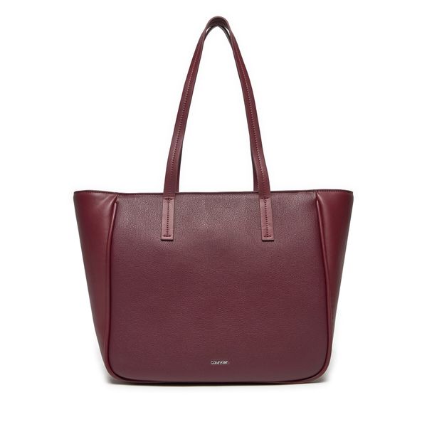 Calvin Klein Ročna torba Calvin Klein Refine Medium K60K612523 Bordo rdeča