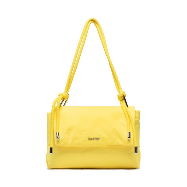 Calvin Klein Ročna torba Calvin Klein Roped Shoulder Bag K60K609407 Magnetic Yellow ZBE
