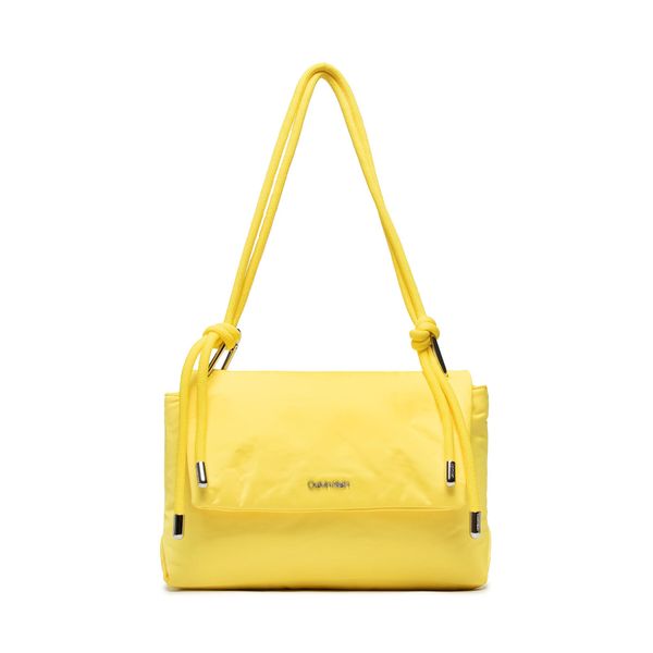 Calvin Klein Ročna torba Calvin Klein Roped Shoulder Bag K60K609407 Rumena