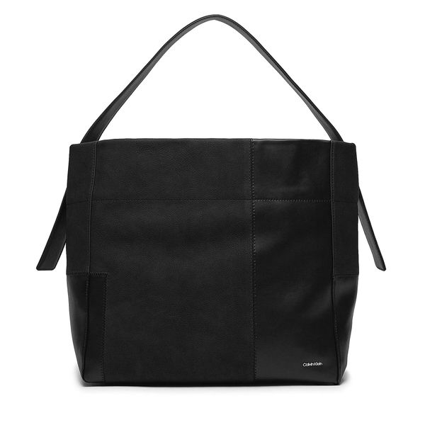 Calvin Klein Ročna torba Calvin Klein Texture Block Large Shopper K60K611670 Ck Black BEH