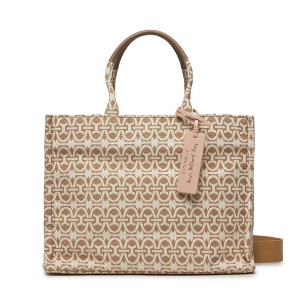 Coccinelle Ročna torba Coccinelle MBD Never Without Bag Monogram E1 MBD 18 02 01 Bež