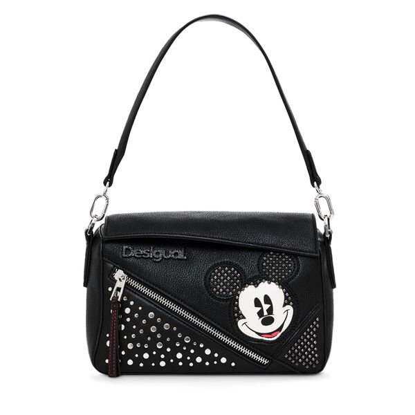 Desigual Ročna torba Desigual Mickey Studstyle Phuk 24WAXP71 Črna