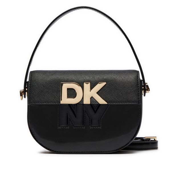 DKNY Ročna torba DKNY Echo Sm Flap Cbody R42EKE28 Črna