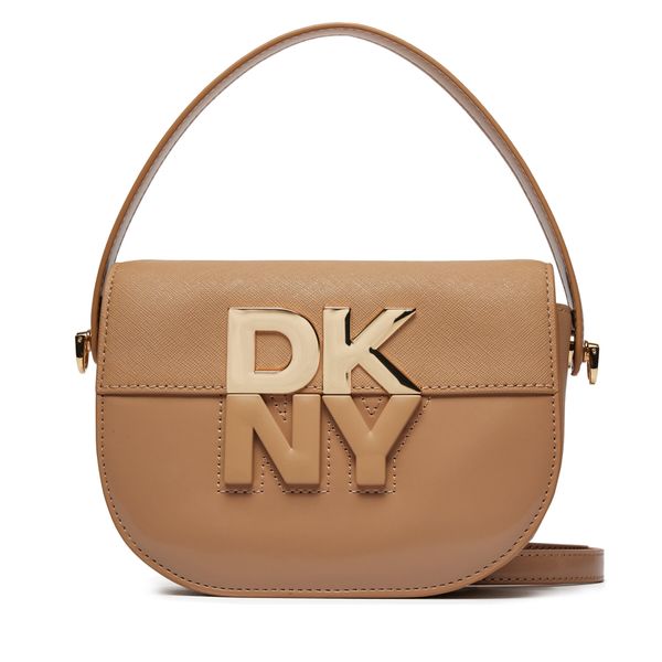 DKNY Ročna torba DKNY Echo Sm Flap Cbody R42EKE28 Rjava