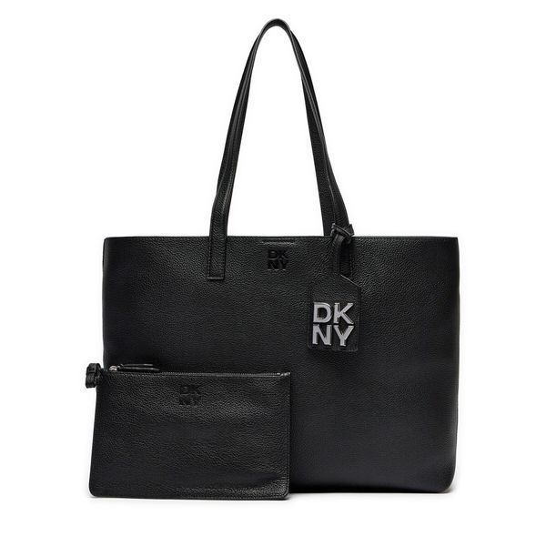 DKNY Ročna torba DKNY Park Slope Shopping R41BAB88 Blk/Gold BGD
