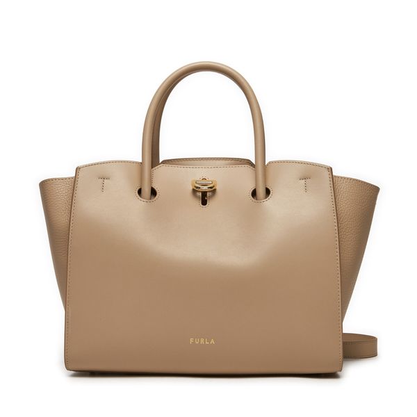 Furla Ročna torba Furla Genesi M Tote WB00811-BX0053-0378S Écru