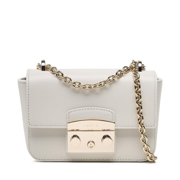 Furla Ročna torba Furla Metropolis WB00828-AX0733-1704S-1-007-20-BG Bela