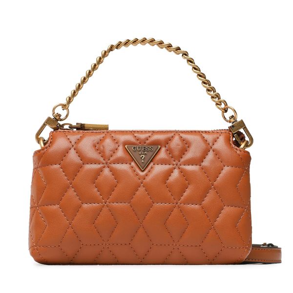 Guess Ročna torba Guess Elenia (QB) Mini Bags HWQB86 77720 Rjava