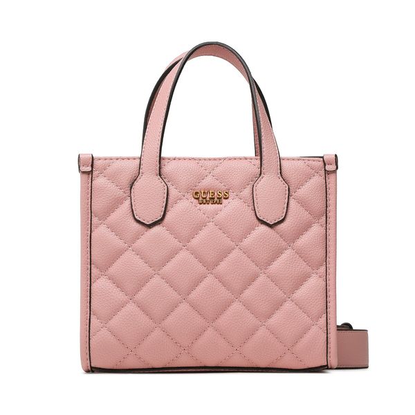 Guess Ročna torba Guess Silvana (QC) Mini Bags HWQC86 65770 Roza