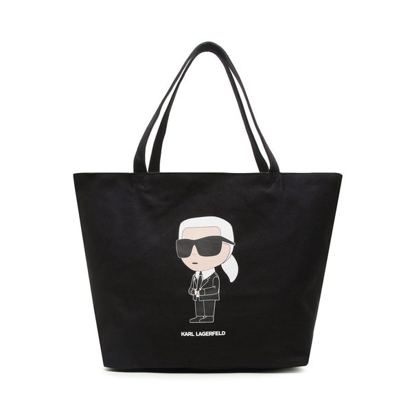 KARL LAGERFELD Ročna torba KARL LAGERFELD 230W3180 Črna