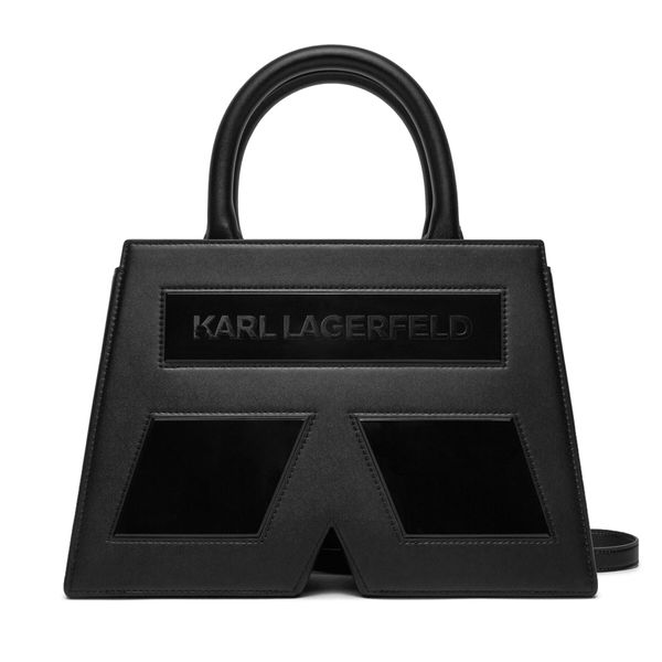 KARL LAGERFELD Ročna torba KARL LAGERFELD 240W3014 Črna