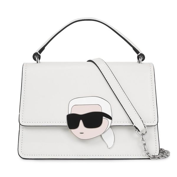 KARL LAGERFELD Ročna torba KARL LAGERFELD 240W3084 Bela