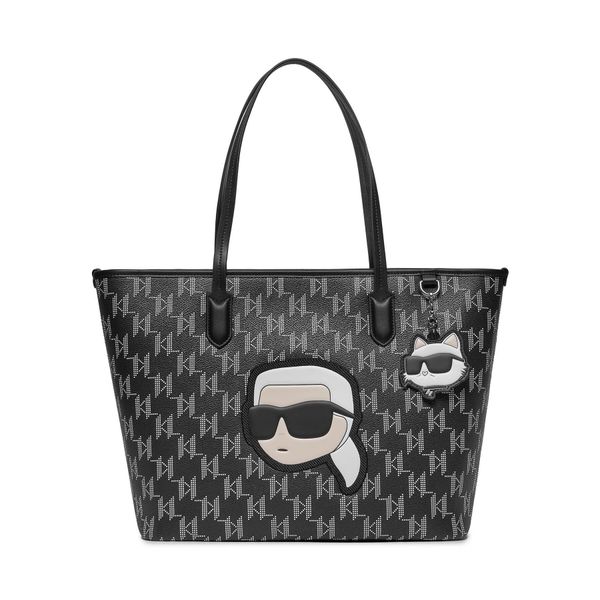 KARL LAGERFELD Ročna torba KARL LAGERFELD 240W3087 Črna