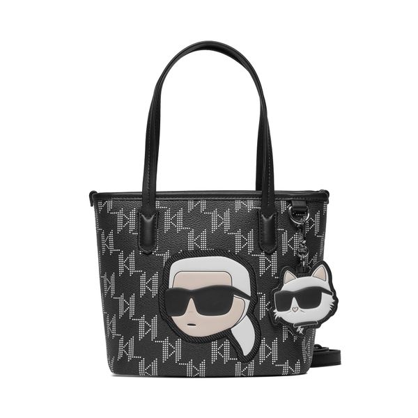 KARL LAGERFELD Ročna torba KARL LAGERFELD 240W3089 Črna