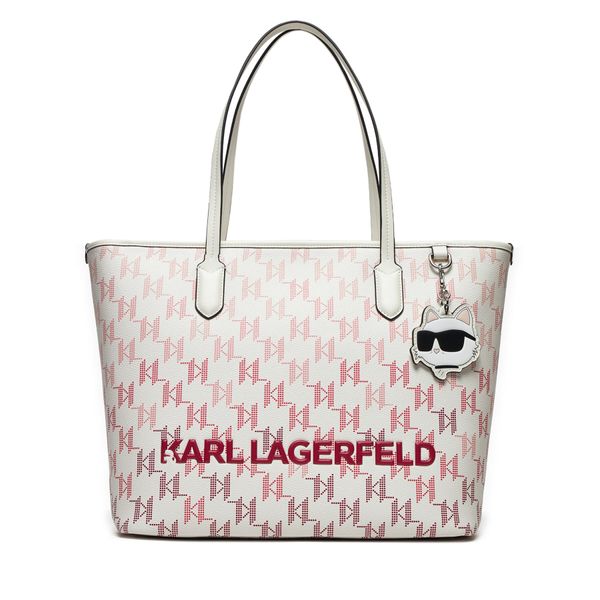 KARL LAGERFELD Ročna torba KARL LAGERFELD 245W3063 Bela