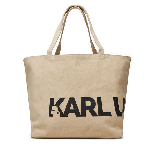 KARL LAGERFELD Ročna torba KARL LAGERFELD 246W3886 Bež