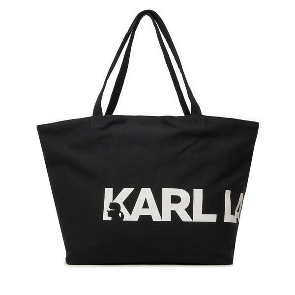 KARL LAGERFELD Ročna torba KARL LAGERFELD 246W3886 Črna