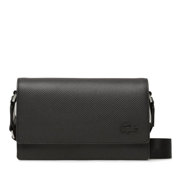 Lacoste Ročna torba Lacoste Flap Reporter Bag NU4118CE Črna