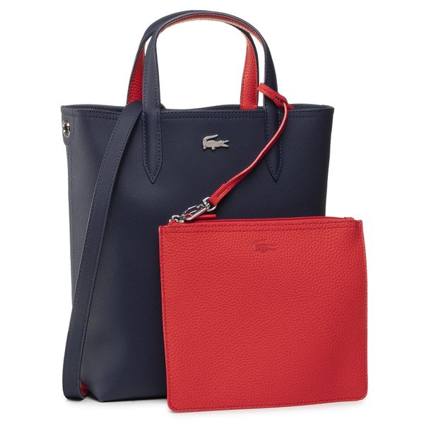 Lacoste Ročna torba Lacoste Vertical Shopping Bag NF2991AA Mornarsko modra