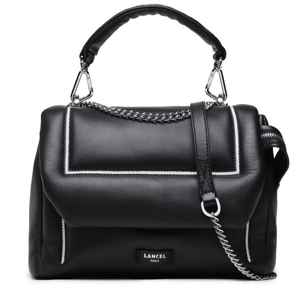 Lancel Ročna torba Lancel M Flap Bag A1210610TU Črna