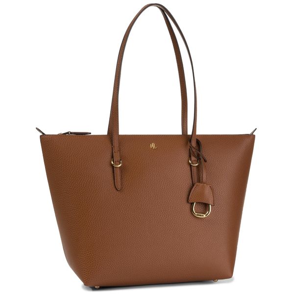 LAUREN RALPH LAUREN Ročna torba Lauren Ralph Lauren Keaton 26 431747443012 Rjava