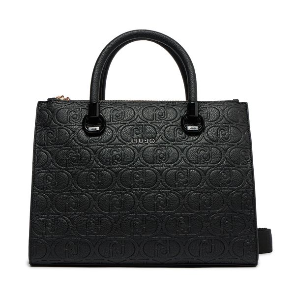 Liu Jo Ročna torba Liu Jo Ecs M Satchel Dou AA4080 E0003 Black 22222