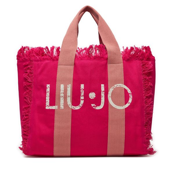 Liu Jo Ročna torba Liu Jo Shopping Logo Stamp VA4203 T0300 Deep Pink 82143