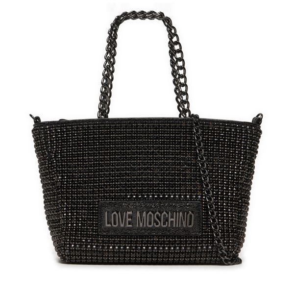 LOVE MOSCHINO Ročna torba LOVE MOSCHINO JC4045PP1LLP100A Črna