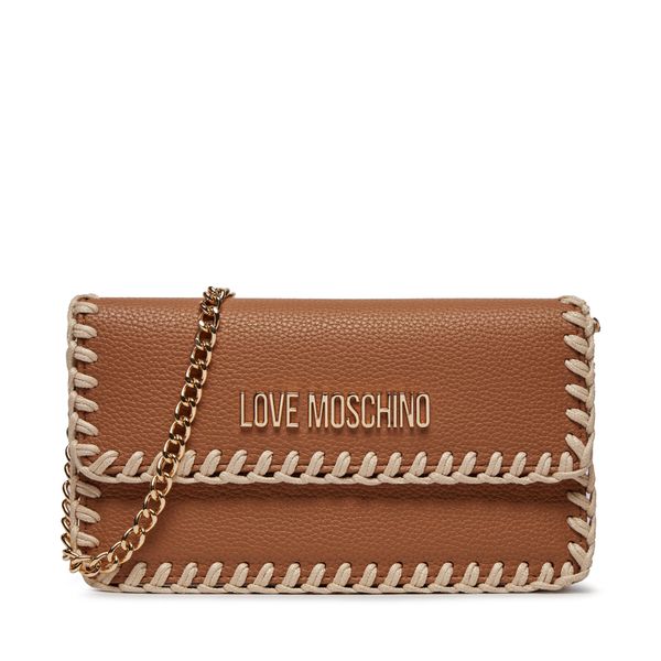 LOVE MOSCHINO Ročna torba LOVE MOSCHINO JC4108PP1ILJ120A Cammello Handstitch Ecru