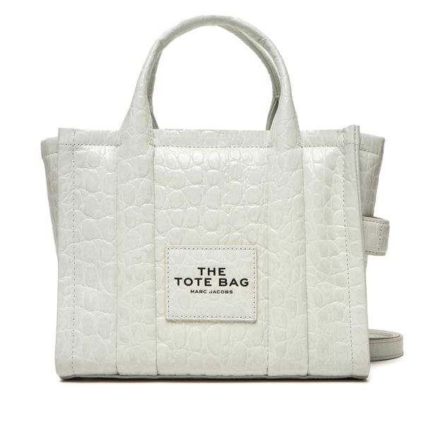 Marc Jacobs Ročna torba Marc Jacobs The Croc Embossed Tote Bag H022L01RE22 Écru