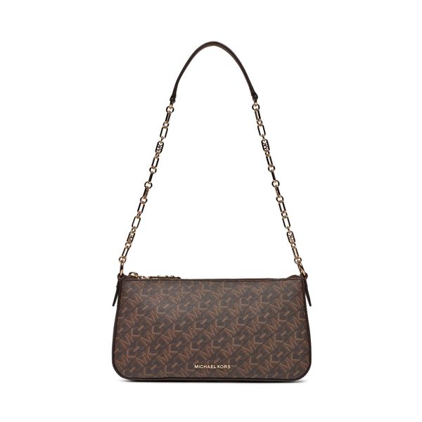 MICHAEL Michael Kors Ročna torba MICHAEL Michael Kors Chain Pouchette 32H3G8EW6B Rjava