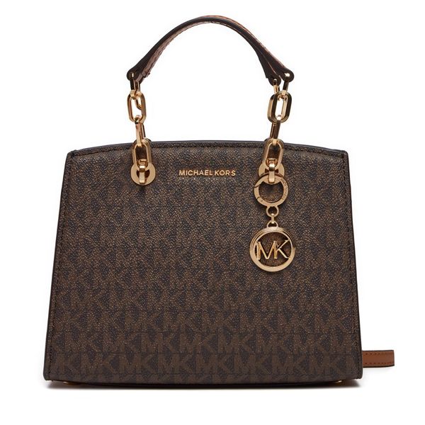 MICHAEL Michael Kors Ročna torba MICHAEL Michael Kors Cynthia 32S4GCYC1B Brn/Acorn