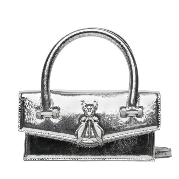 Patrizia Pepe Ročna torba Patrizia Pepe 8B0111/L112-S686 Srebrna