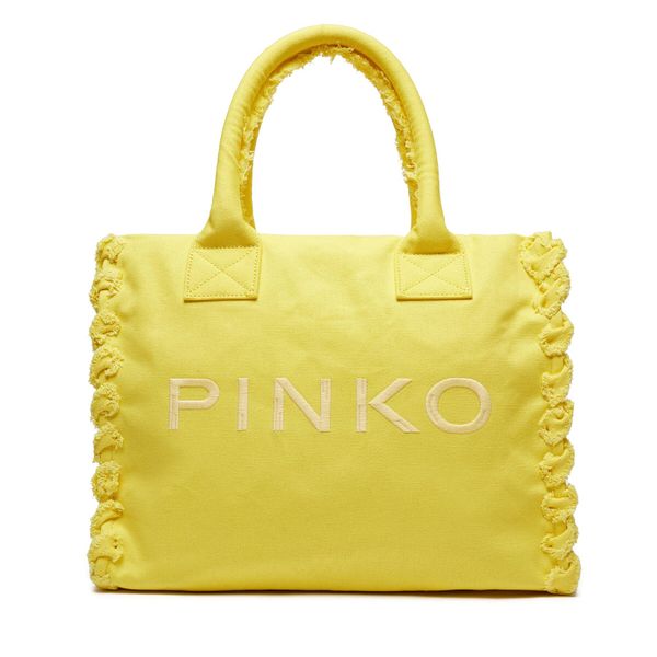 Pinko Ročna torba Pinko Beach Shopping PE 24 PLTT 100782 A1WQ Giallo Sol H85Q