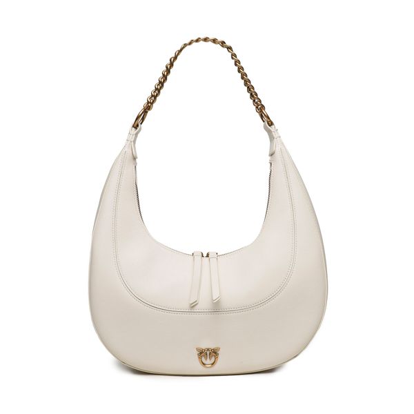 PINKO Ročna torba Pinko Brioche Hobo Classic . AI 23-24 PLTT 101526 A0Q0 Écru