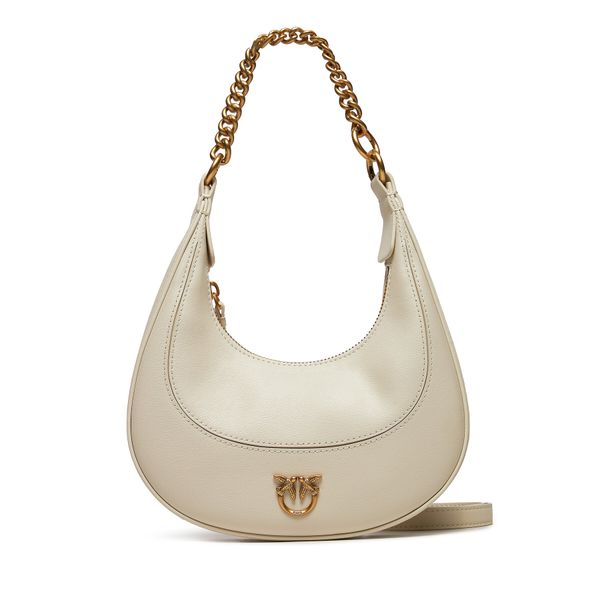 PINKO Ročna torba PINKO Brioche Hobo Mini AI 23-24 PLTT 101433 A0QO Écru