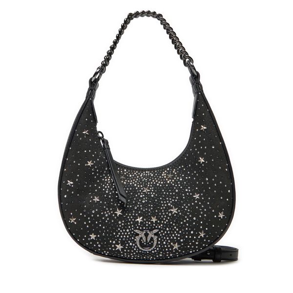 PINKO Ročna torba PINKO Brioche Hobo Mini AI 24-25 PLTT 101433 A20F Črna