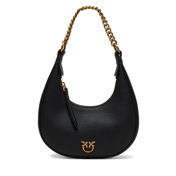 PINKO Ročna torba PINKO Brioche Hobo Mini AI 24-25 PLTT 101433 A29Q Črna