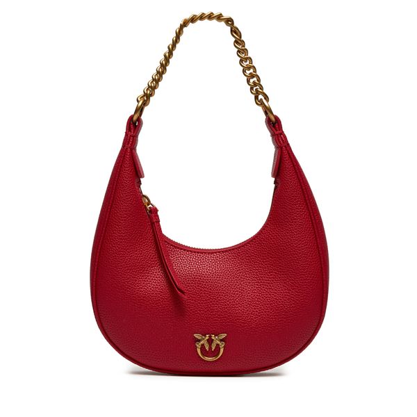 PINKO Ročna torba PINKO Brioche Hobo Mini AI 24-25 PLTT 101433 A29Q Rdeča