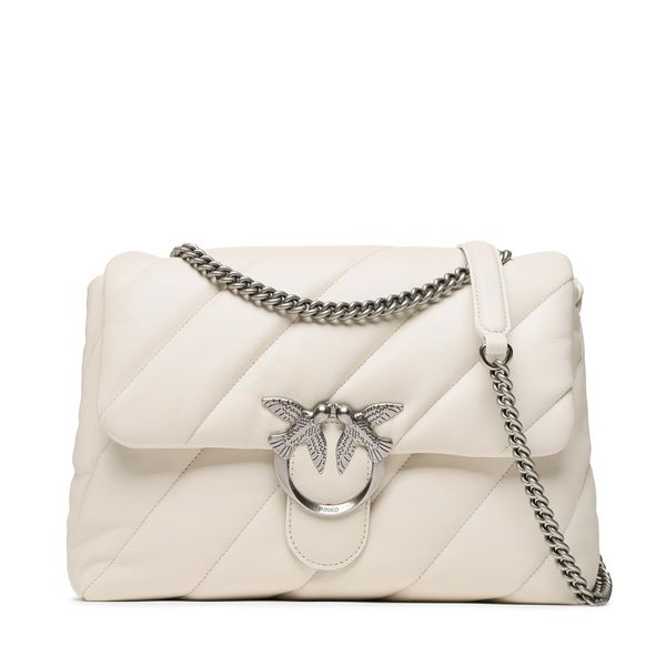 Pinko Ročna torba Pinko Love Big Puff Cl. PE 23 PLTT 100037 A0F2 White Z14O