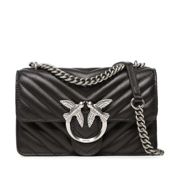 PINKO Ročna torba Pinko Love One Mini Dc PE 23 PLTT 100074 A0GK Črna