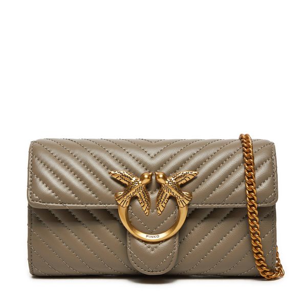 PINKO Ročna torba Pinko Love One Wallet C . PE 24 PLTT 100062 A0KG Siva