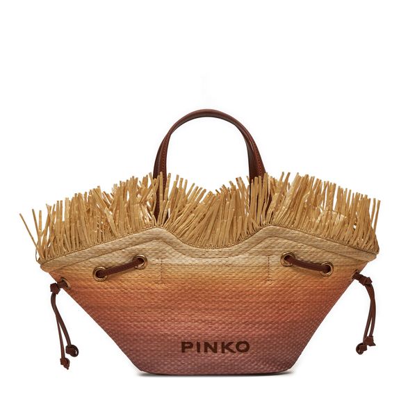 Pinko Ročna torba Pinko Pagoda Small Shopper . PE 24 PLTT 102910 A1R6 Bež