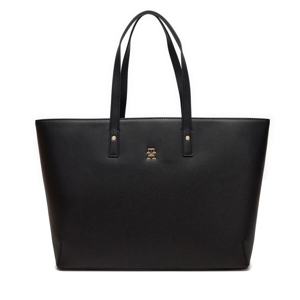 Tommy Hilfiger Ročna torba Tommy Hilfiger Chic Tote AW0AW16302 Črna