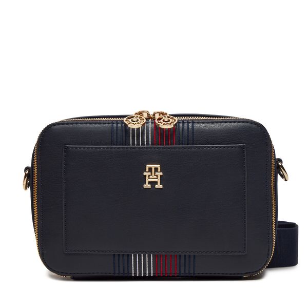 Tommy Hilfiger Ročna torba Tommy Hilfiger Distinct Camera Bag Corp AW0AW16712 Mornarsko modra