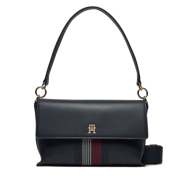 Tommy Hilfiger Ročna torba Tommy Hilfiger Distinct Shoulder Bag Corp AW0AW16795 Mornarsko modra