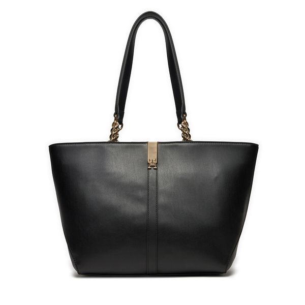 Tommy Hilfiger Ročna torba Tommy Hilfiger Heritage Tote AW0AW16321 Črna